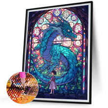 Load image into Gallery viewer, Dragon And Girl 30*40CM(Canvas) Full Round Drill Diamond Painting
