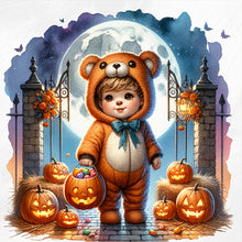 Load image into Gallery viewer, Halloween Bear 40*40CM(Canvas) Full Square Drill Diamond Painting
