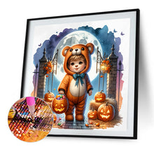 Load image into Gallery viewer, Halloween Bear 40*40CM(Canvas) Full Square Drill Diamond Painting
