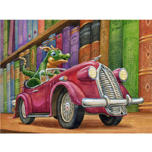 Load image into Gallery viewer, Dragon Driving 60*45CM(Canvas) Full Square Drill Diamond Painting
