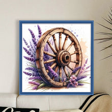 Load image into Gallery viewer, Lavender Cartwheel - 40*40CM 11CT Stamped Cross Stitch

