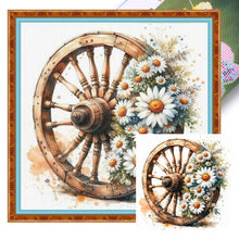 Load image into Gallery viewer, Dairy Cartwheel - 40*40CM 11CT Stamped Cross Stitch
