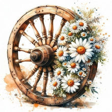 Load image into Gallery viewer, Dairy Cartwheel - 40*40CM 11CT Stamped Cross Stitch
