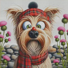 Load image into Gallery viewer, Cross-Eyed Dog - 65*65CM 14CT Stamped Cross Stitch(Fairy Brand)
