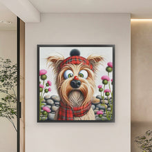 Load image into Gallery viewer, Cross-Eyed Dog - 65*65CM 14CT Stamped Cross Stitch(Fairy Brand)
