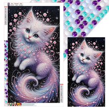 Load image into Gallery viewer, Cat 40*70CM(Canvas) Full Round Drill Diamond Painting
