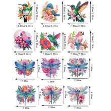 Load image into Gallery viewer, 12PCS 2D Flat DIY Magnetic Refrigerator Stickers Diamond Art Kits for Home Decor
