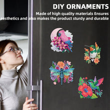 Load image into Gallery viewer, 12PCS 2D Flat DIY Magnetic Refrigerator Stickers Diamond Art Kits for Home Decor
