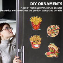 Load image into Gallery viewer, 12PCS 2D Flat DIY Magnetic Refrigerator Stickers Diamond Art Kits for Home Decor
