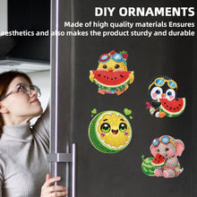 Load image into Gallery viewer, 12PCS 2D Flat DIY Magnetic Refrigerator Stickers Diamond Art Kits for Home Decor
