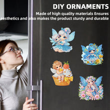 Load image into Gallery viewer, 12PCS 2D Flat DIY Magnetic Refrigerator Stickers Diamond Art Kits for Home Decor
