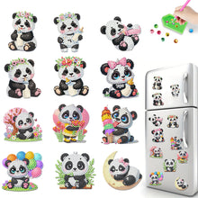 Load image into Gallery viewer, 12PCS 2D Flat DIY Magnetic Refrigerator Stickers Diamond Art Kits for Home Decor
