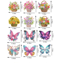 Load image into Gallery viewer, 12PCS 2D Flat DIY Magnetic Refrigerator Stickers Diamond Art Kits for Home Decor
