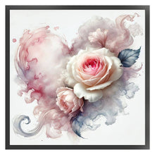 Load image into Gallery viewer, Heart Rose - 40*40CM 11CT Stamped Cross Stitch
