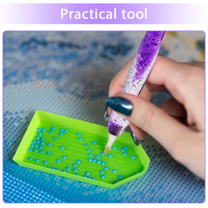 Diamond Painting Pen Diamond Art Pen Diamond Painting Tools (23pcs Pink Purple)