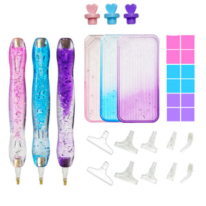 Diamond Painting Pen Diamond Art Pen Diamond Painting Tools (29pcs Mixed Colors)