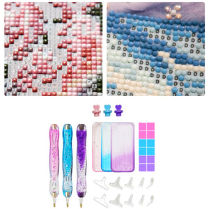 Diamond Painting Pen Diamond Art Pen Diamond Painting Tools (29pcs Mixed Colors)