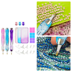 Diamond Painting Pen Diamond Art Pen Diamond Painting Tools (29pcs Mixed Colors)