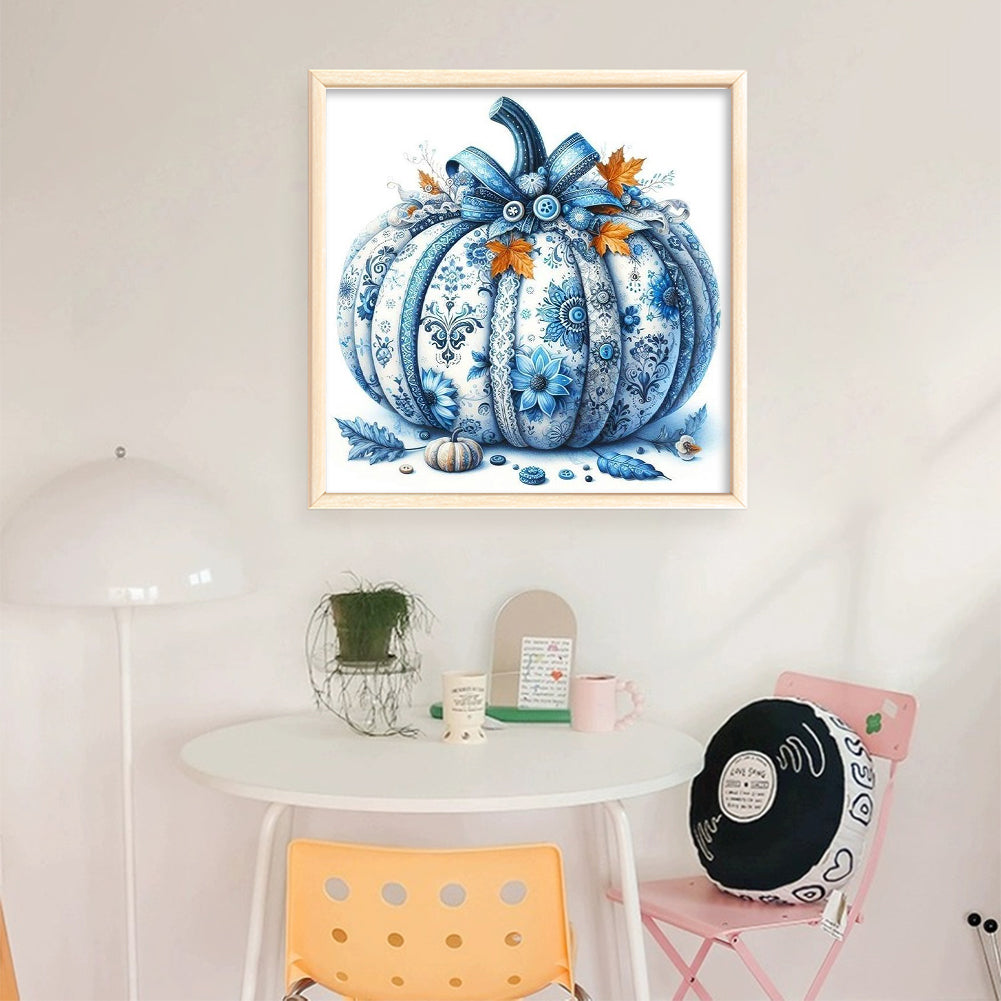 Halloween Pumpkin - Full 11CT Stamped Cross Stitch 45x45CM - Yishu