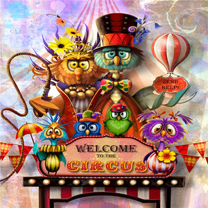Crazy Chicken 40*50CM(Canvas) Full Round Drill Diamond Painting