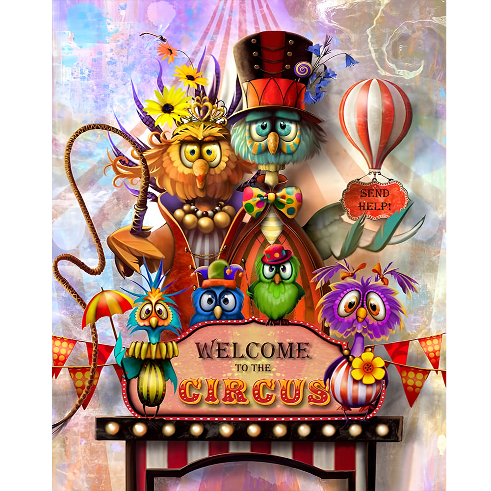 Crazy Chicken 40*50CM(Canvas) Full Round Drill Diamond Painting