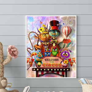 Crazy Chicken 40*50CM(Canvas) Full Round Drill Diamond Painting
