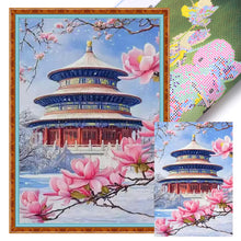 Load image into Gallery viewer, Beautiful Hall Of Prayer For Good Harvests - 50*70CM 11CT Stamped Cross Stitch(Mona Lisa Brand)
