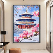 Load image into Gallery viewer, Beautiful Hall Of Prayer For Good Harvests - 50*70CM 11CT Stamped Cross Stitch(Mona Lisa Brand)
