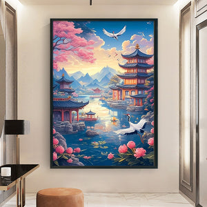 Jiangnan Scenery - 50*70CM 11CT Stamped Cross Stitch(Mona Lisa Brand)