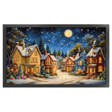 Load image into Gallery viewer, Starry Night In A European Town - 50*85CM 11CT Stamped Cross Stitch(Mona Lisa Brand)
