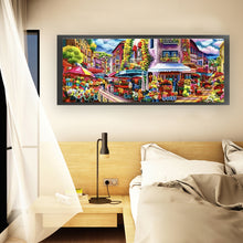 Load image into Gallery viewer, Romantic flower market - 168*68CM 11CT Stamped Cross Stitch£¨Mona Lisa Brand£©
