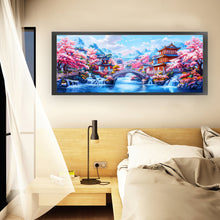 Load image into Gallery viewer, Jiangnan attic - 165*68CM 11CT Stamped Cross Stitch（Mona Lisa Brand）
