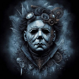Horror Man 40*40CM(Canvas) Full Round Drill Diamond Painting