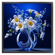 Load image into Gallery viewer, Glow-In-The-Dark Vase - 40*40CM 11CT Stamped Cross Stitch
