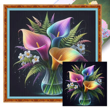 Load image into Gallery viewer, Calli Flower Vase - 40*40CM 11CT Stamped Cross Stitch
