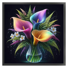 Load image into Gallery viewer, Calli Flower Vase - 40*40CM 11CT Stamped Cross Stitch
