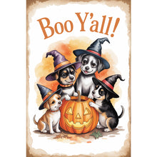 Load image into Gallery viewer, Halloween Dog 30*45CM(Canvas) Full Round Drill Diamond Painting
