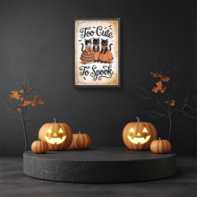 Load image into Gallery viewer, Halloween Cats 30*45CM(Canvas) Full Round Drill Diamond Painting
