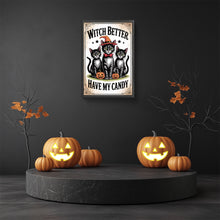 Load image into Gallery viewer, Halloween Cats 30*45CM(Canvas) Full Round Drill Diamond Painting
