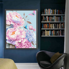 Load image into Gallery viewer, Healing Peonies - 50*60CM 11CT Stamped Cross Stitch(Mona Lisa Brand)
