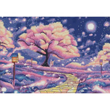 Load image into Gallery viewer, Under The Cherry Blossom Tree - 81*62CM 11CT Stamped Cross Stitch(Mona Lisa Brand)
