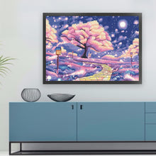 Load image into Gallery viewer, Under The Cherry Blossom Tree - 81*62CM 11CT Stamped Cross Stitch(Mona Lisa Brand)
