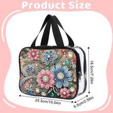 Load image into Gallery viewer, DIY Diamond Art Rhinestone Makeup Bag Crystal Transparent PVC Storage Pack Gift
