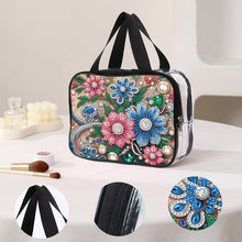 Load image into Gallery viewer, DIY Diamond Art Rhinestone Makeup Bag Crystal Transparent PVC Storage Pack Gift
