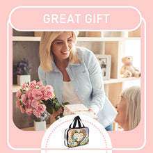 Load image into Gallery viewer, DIY Diamond Art Rhinestone Makeup Bag Crystal Transparent PVC Storage Pack Gift
