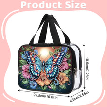 Load image into Gallery viewer, DIY Diamond Art Rhinestone Makeup Bag Crystal Transparent PVC Storage Pack Gift
