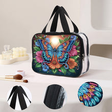 Load image into Gallery viewer, DIY Diamond Art Rhinestone Makeup Bag Crystal Transparent PVC Storage Pack Gift
