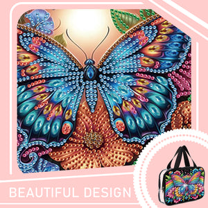 DIY Diamond Art Rhinestone Makeup Bag Crystal Transparent PVC Storage Pack Gift