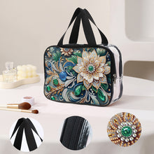Load image into Gallery viewer, DIY Diamond Art Rhinestone Makeup Bag Crystal Transparent PVC Storage Pack Gift
