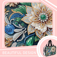 Load image into Gallery viewer, DIY Diamond Art Rhinestone Makeup Bag Crystal Transparent PVC Storage Pack Gift
